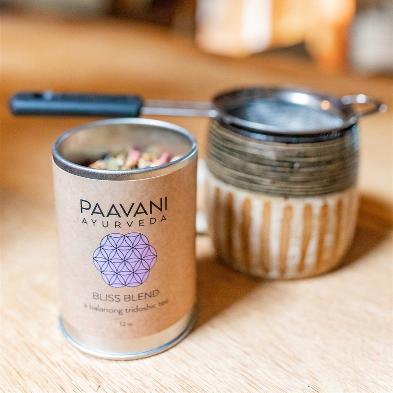 Paavani Ayurveda Bliss Blend | Tridoshic Tea for Relaxation & Harmony simple