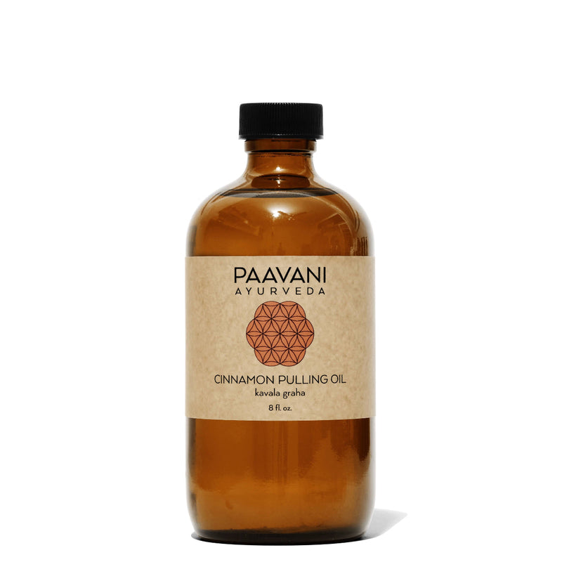 Paavani Ayurveda Cinnamon Pulling Oil | Ayurvedic Oil Pulling for Oral Health & Detoxification variable