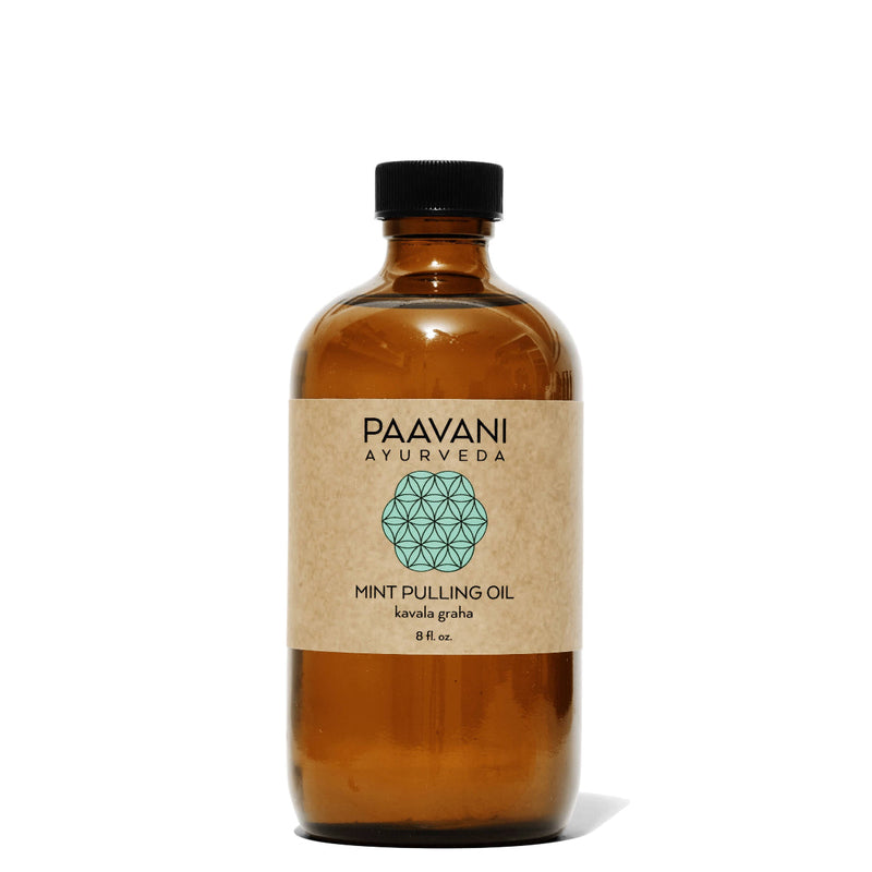 Paavani Ayurveda Mint Pulling Oil | Ayurvedic Oil Pulling for Oral Health & Detoxification