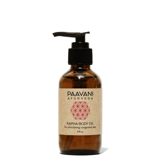 Paavani Ayurveda Kapha Body Oil | Invigorating Ayurvedic Abhyanga Oil for Oily, Congested Skin variable