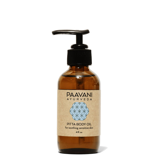 Paavani Ayurveda Pitta Body Oil | Cooling Ayurvedic Abhyanga Oil for Sensitive Skin variable