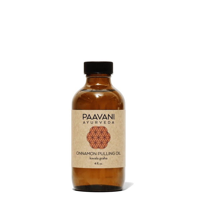Paavani Ayurveda Cinnamon Pulling Oil | Ayurvedic Oil Pulling for Oral Health & Detoxification variable