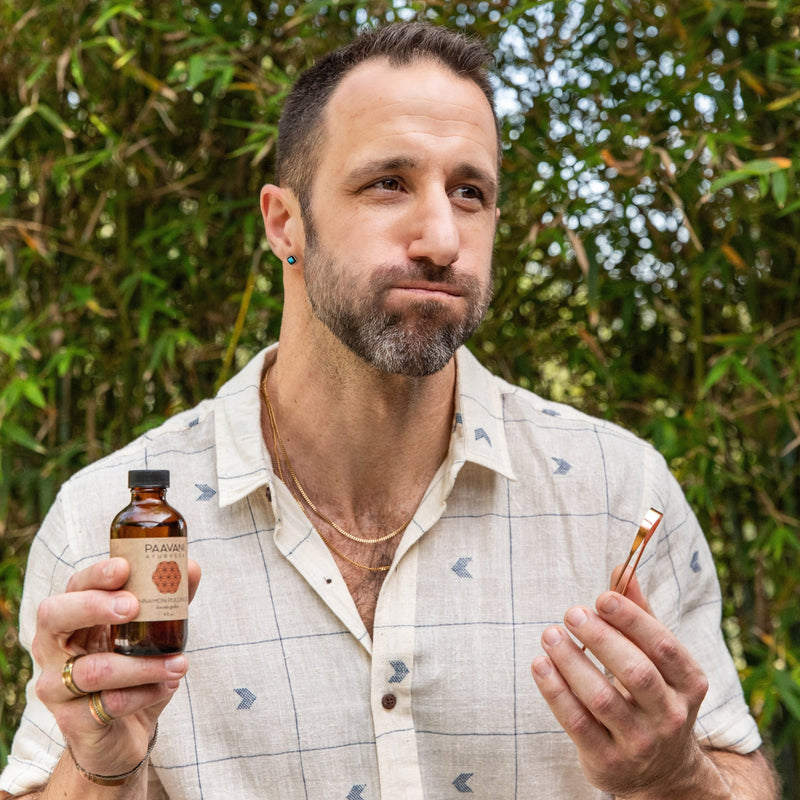 Paavani Ayurveda Cinnamon Oral Care Ritual | Ayurvedic Oil Pulling & Tongue Cleaning variable