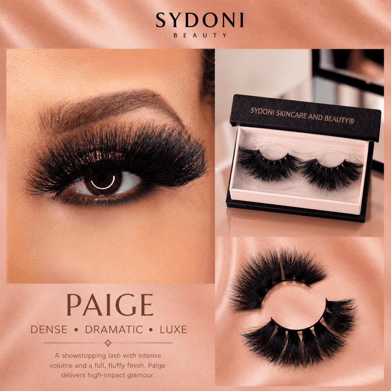 Sydoni Skincare and Beauty SYDONI "PAIGE" LUXURY MINK LASHES - Dense, Dramatic, Luxe Mink Lashes