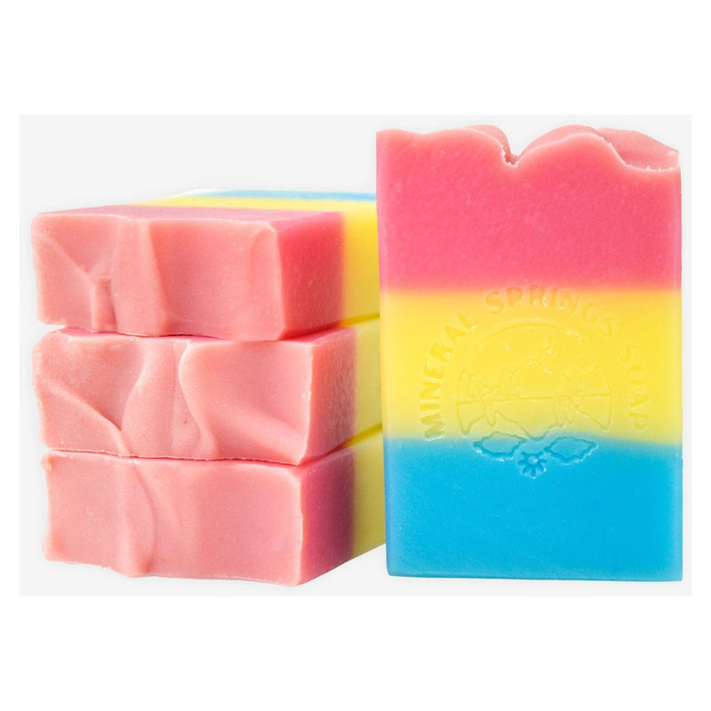 Mineral Springs Soap Pan Pride Strawberry Peach Handcrafted Soap