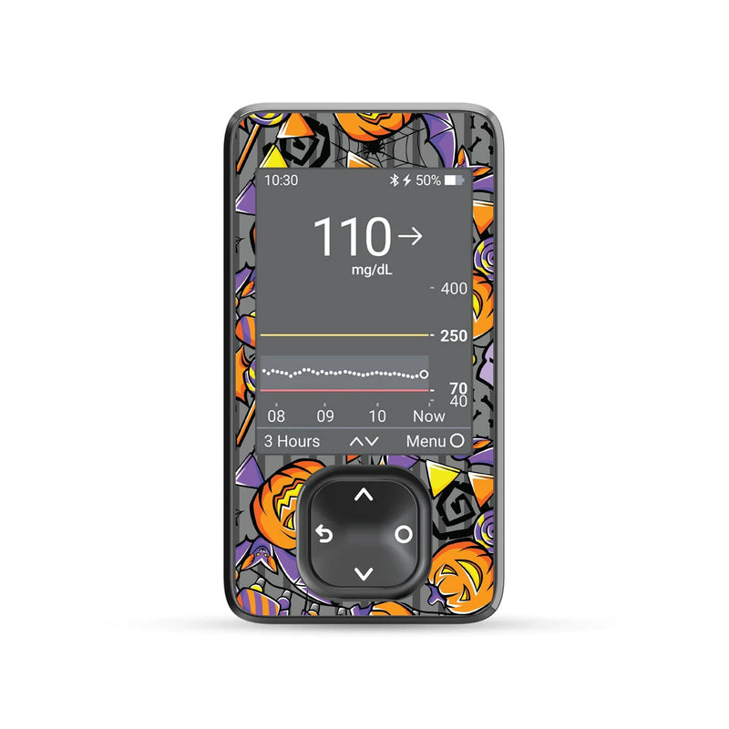 Peelz Party Halloween DEXCOM G7 and Stelo and G6 Touchscreen Receiver Sticker Peelz/Stickers