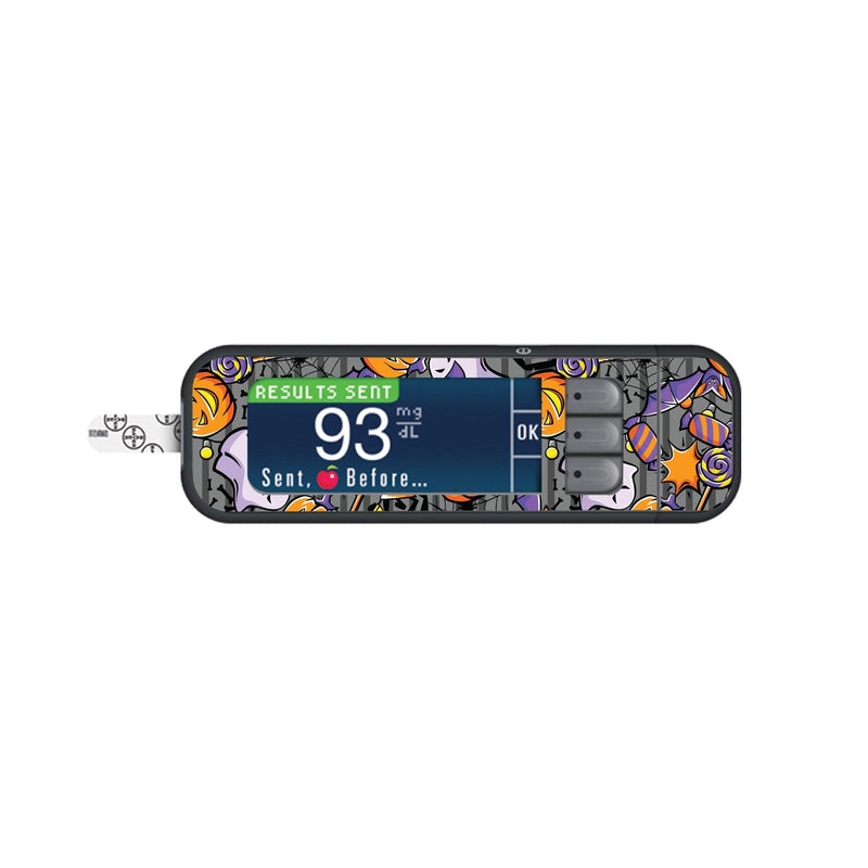 Peelz Party Halloween for Bayer Contour Next Glucometer Peelz/Stickers