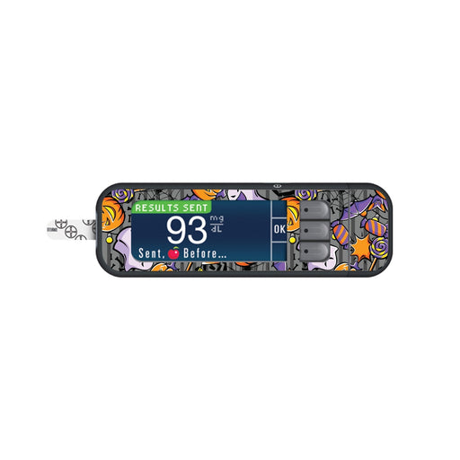 Peelz Party Halloween for Bayer Contour Next Glucometer Peelz/Stickers
