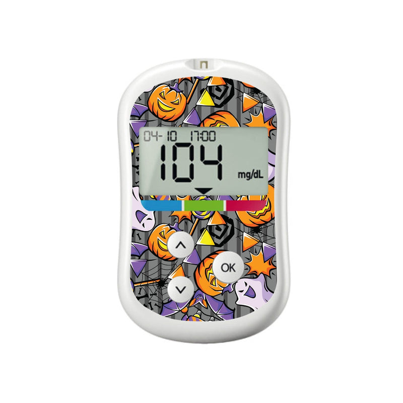 Peelz Party Halloween for OneTouch Verio Flex Glucometer Peelz/Stickers