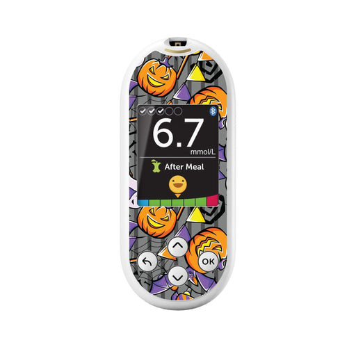 Peelz Party Halloween for OneTouch Verio Reflect Glucometer Peelz/Stickers