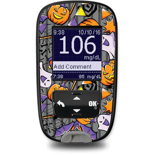 Peelz Party Halloween for the Accu-Chek Guide Glucometer Peelz/Stickers