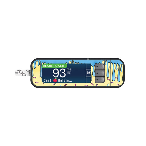 Peelz Party Slime Bayer Contour© Next One Glucometer Peelz/Stickers