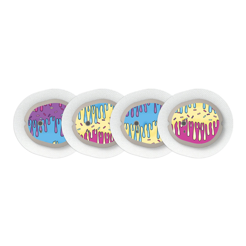 Peelz Party Slime Sticker Designed for the DEXCOM G7 and Stelo Transmitter Peelz/Stickers