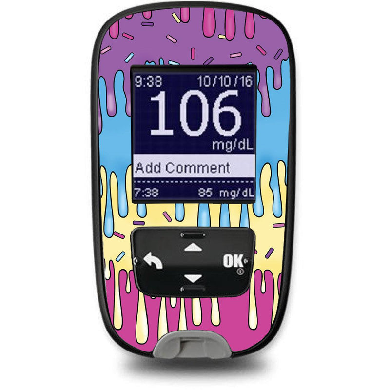 Peelz Party Slime Sticker for the Accu-Chek Guide Glucometer Peelz/Stickers