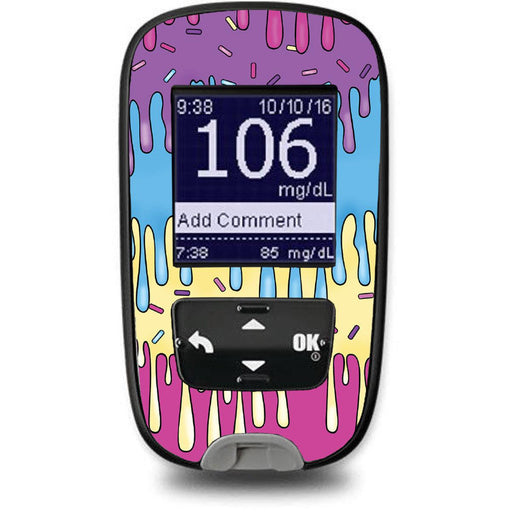 Peelz Party Slime Sticker for the Accu-Chek Guide Glucometer Peelz/Stickers