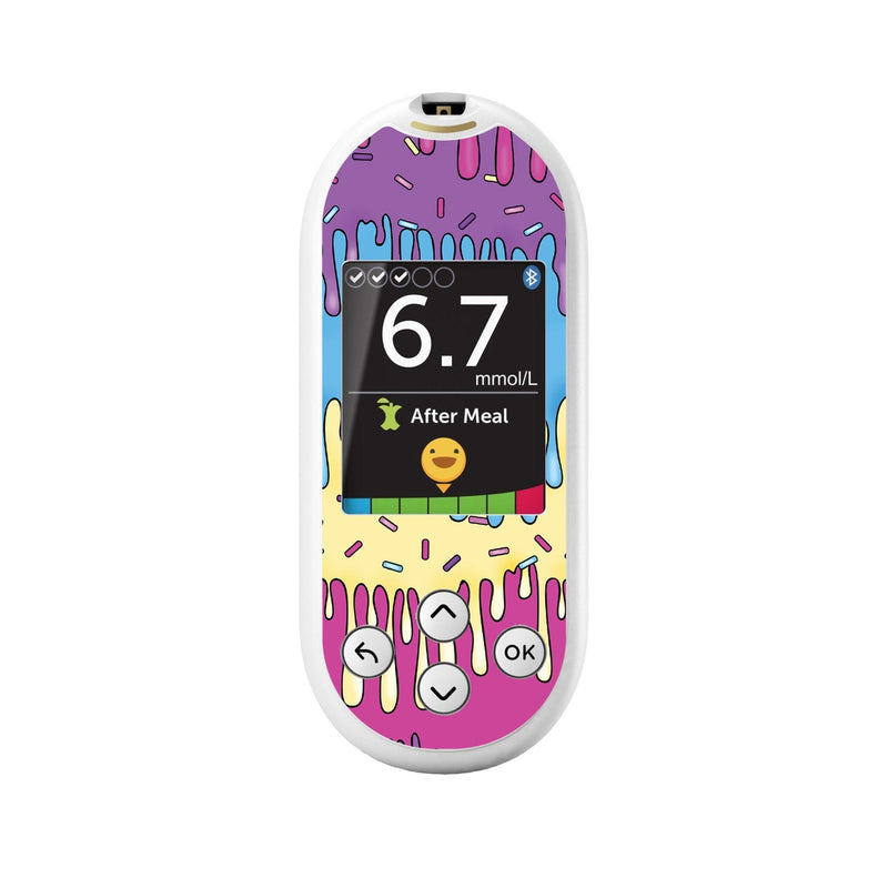 Peelz Party Slime for OneTouch Verio Reflect Glucometer Peelz/Stickers