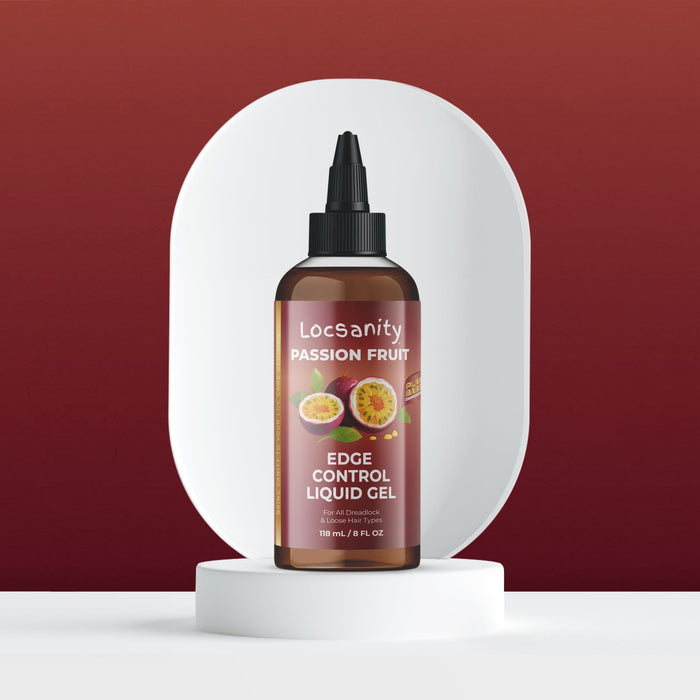 Locsanity Passion Fruit Edge Control Liquid Gel - Ylang Ylang Hibiscus Green Tea