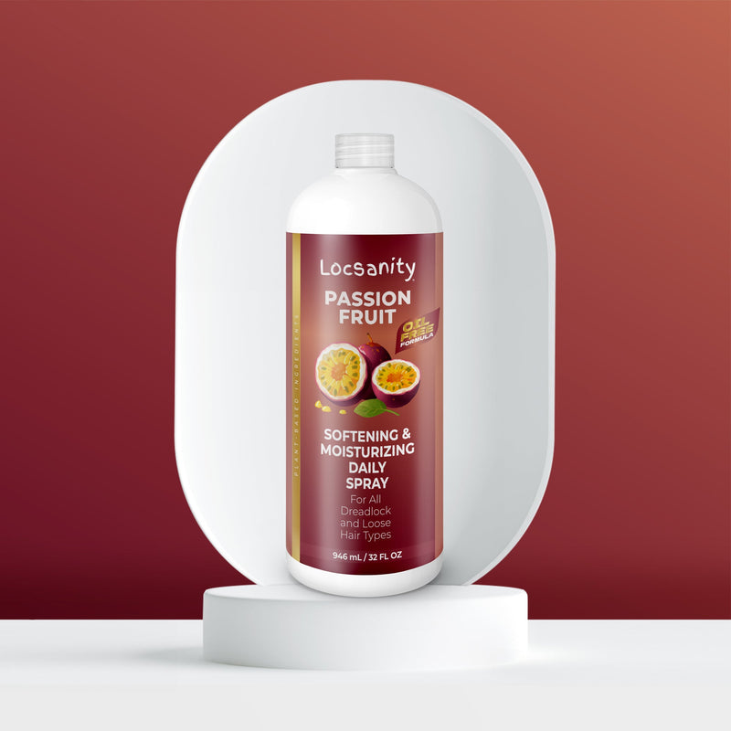 Locsanity Locsanity Passion Fruit Softening and Moisturizing Daily Spray for Locs, Dreadlocks, Sisterlock, Microlock, Locs, Oil-Free Hair Scalp Moisturizer Locking & Tightening & Moisturizing