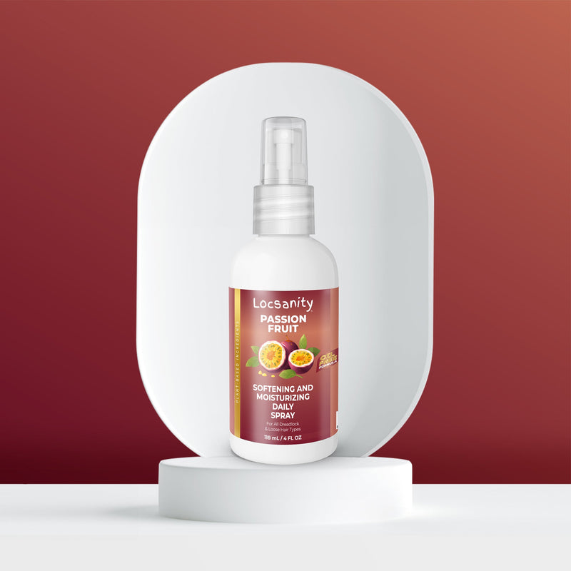 Locsanity Locsanity Passion Fruit Softening and Moisturizing Daily Spray for Locs, Dreadlocks, Sisterlock, Microlock, Locs, Oil-Free Hair Scalp Moisturizer Locking & Tightening & Moisturizing