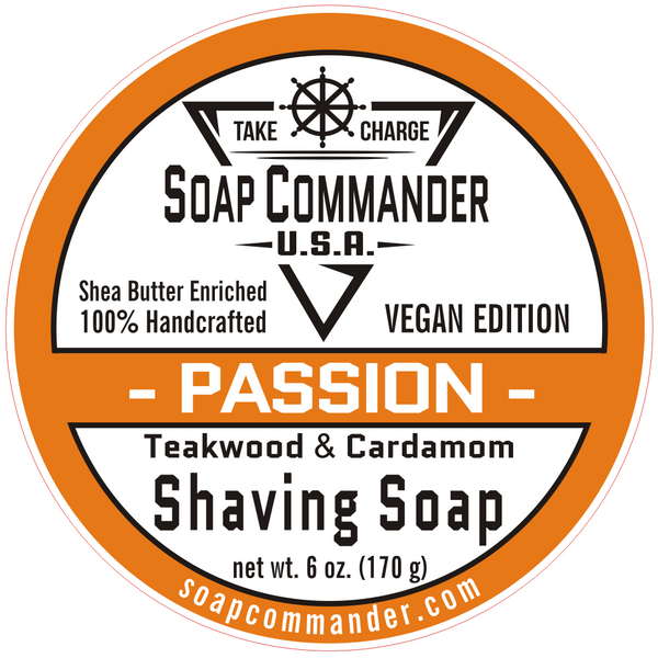 Soap Commander Passion Shaving Soap 6 Oz
