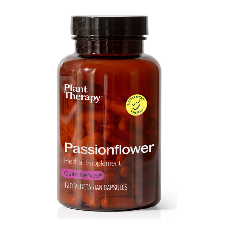 Plant Therapy Passionflower Herbal Supplement - 120 Capsules Supplement