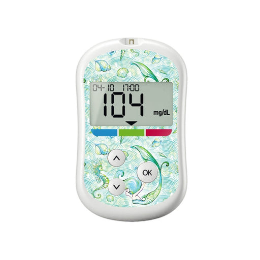 Peelz Pastel Mermaids for OneTouch Verio Flex Glucometer Peelz/Stickers
