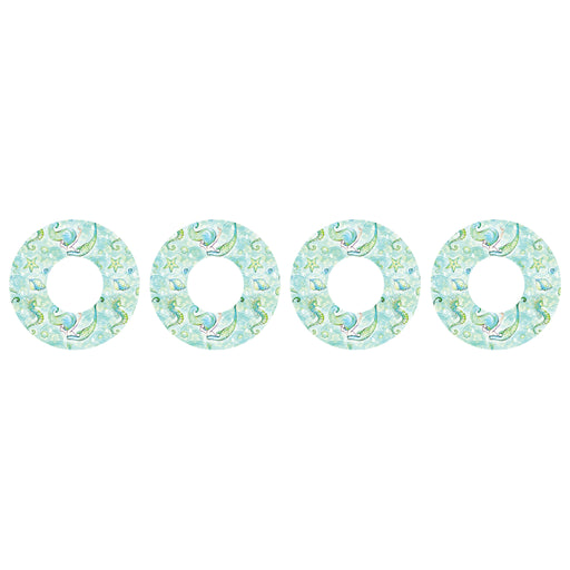 Peelz Pastel Mermaids for Patch  Freestyle Libre and Universal Infusion Set Tape Patch Medical Tape
