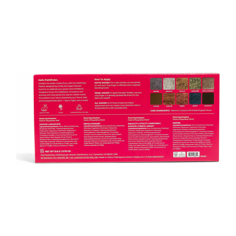 Chella Chella x VWS Pathfinder Eyeshadow Palette Brow & Eye