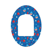 Peelz Patriotic Dessert Pod Patch Tape - Pump Peelz Patch Medical Tape