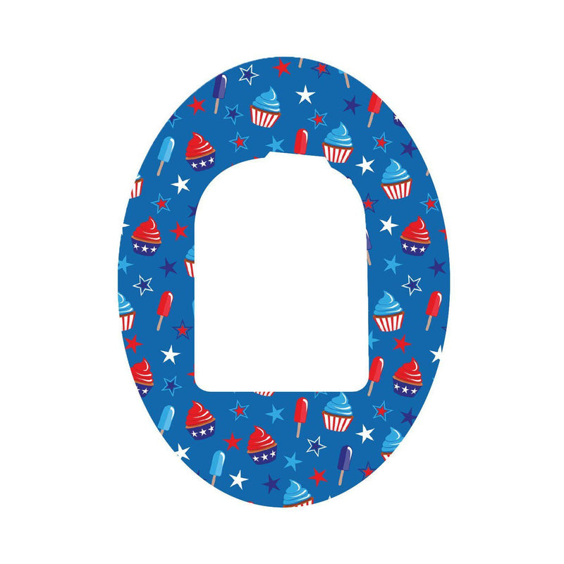 Peelz Patriotic Dessert Pod Patch Tape - Pump Peelz Patch Medical Tape