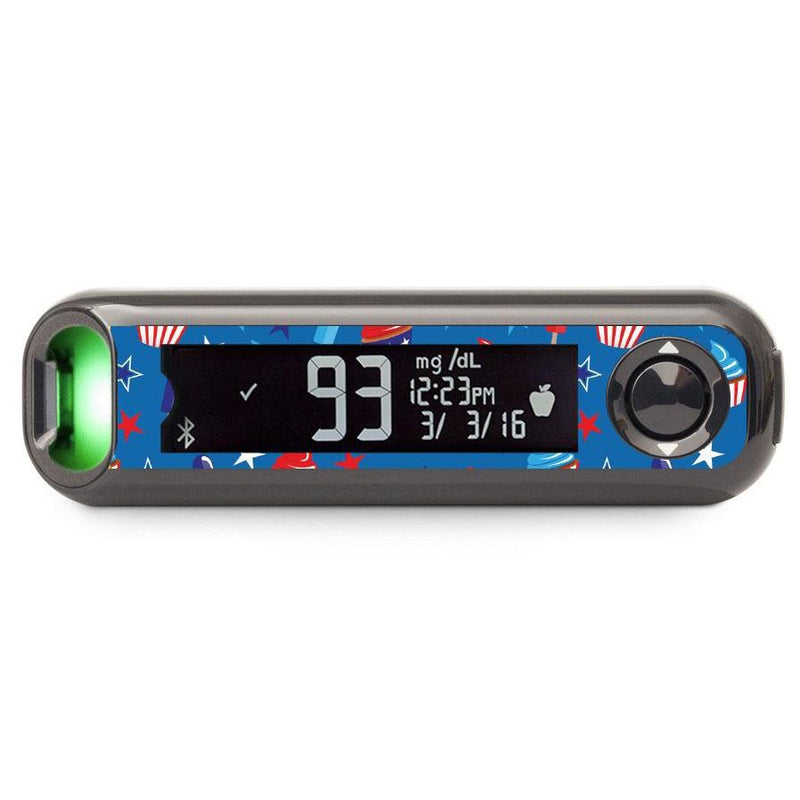 Peelz Patriotic Dessert for Bayer Contour© Next One Glucometer Peelz/Stickers
