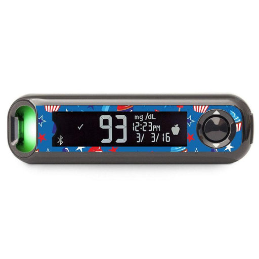 Peelz Patriotic Dessert for Bayer Contour© Next One Glucometer Peelz/Stickers