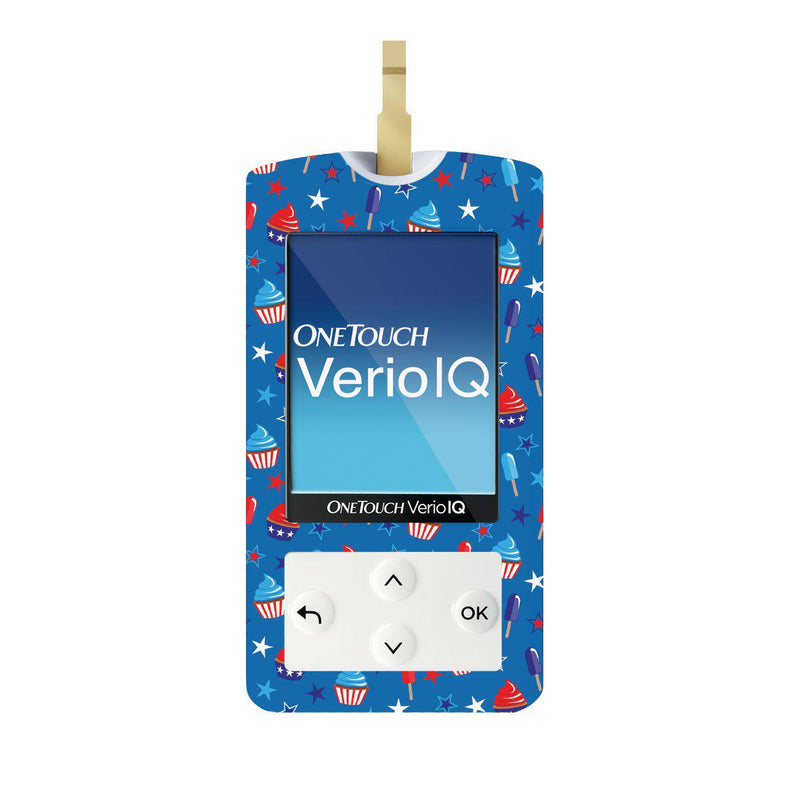 Peelz Patriotic Dessert for OneTouch Verio IQ Glucometer Peelz/Stickers