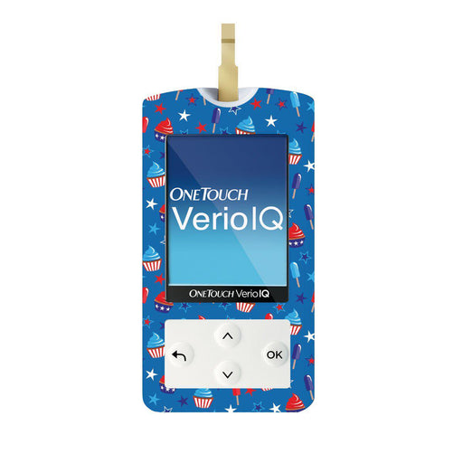 Peelz Patriotic Dessert for OneTouch Verio IQ Glucometer Peelz/Stickers