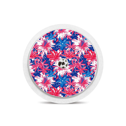 Peelz Patriotic Flowers Freestyle Libre 2 Peelz/Stickers