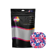 Peelz Patriotic Flowers Overpatch Tape - Pump Peelz Patch Medical Tape