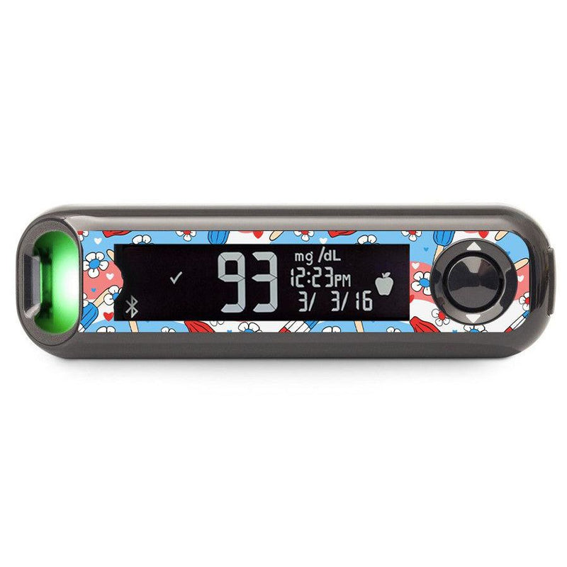 Peelz Patriotic Popsicles Bayer Contour© Next One Glucometer Peelz/Stickers