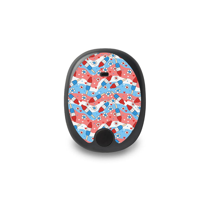 Peelz Patriotic Popsicles Eversense Smart Transmitter Peelz/Stickers