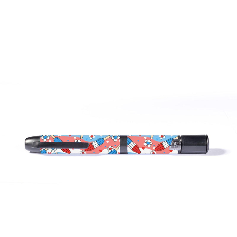 Peelz Patriotic Popsicles InPen - Smart Insulin Pen Peelz/Stickers