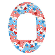 Peelz Patriotic Popsicles Pod Patch Tape - Pump Peelz Patch Medical Tape