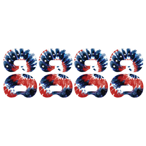 Peelz Patriotic Tie Dye Medtronic Guardian Connect Patch Tape - Pump Peelz Patch Medical Tape