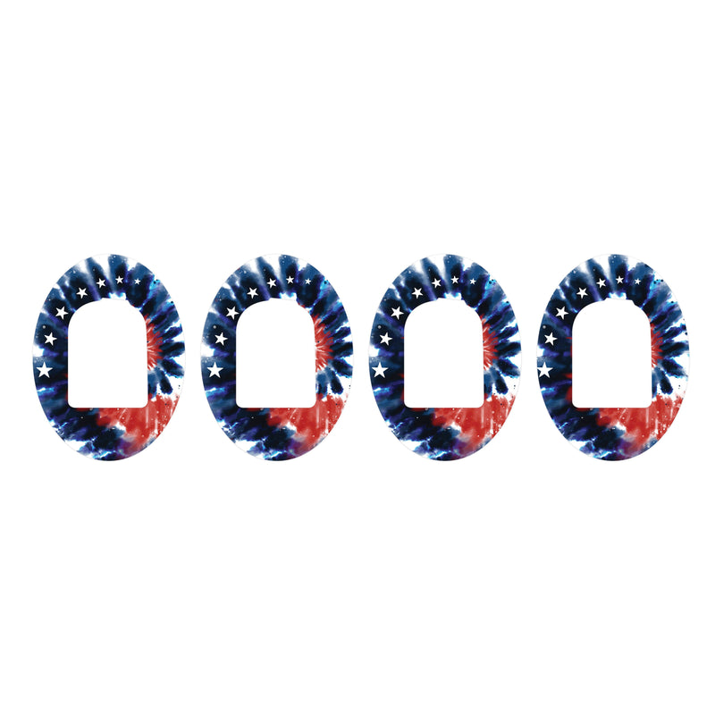 Peelz Patriotic Tie Dye Pod Patch Tape - Pump Peelz Patch Medical Tape