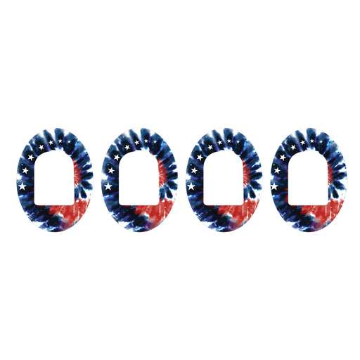 Peelz Patriotic Tie Dye Pod Patch Tape - Pump Peelz Patch Medical Tape