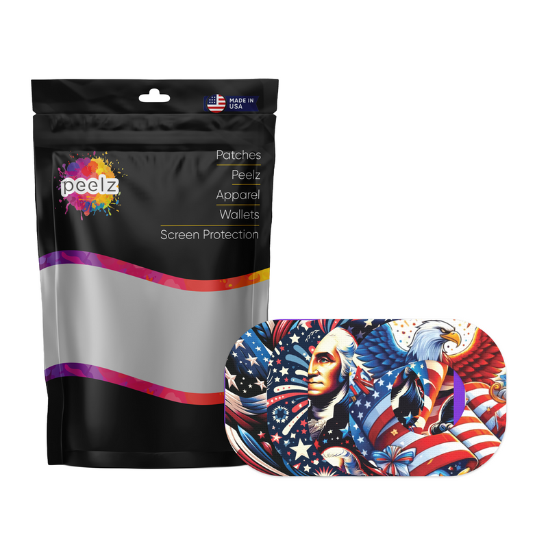 Peelz Patriotic Variety Pack Dexcom G7 and Stelo Patch Tape - Pump Peelz Patch Medical Tape