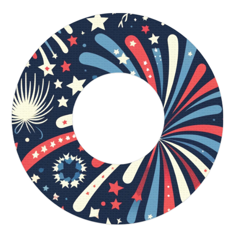 Peelz Patriotic Variety Pack Patch Freestyle Libre 2 Patch Tape - Pump Peelz Patch Medical Tape