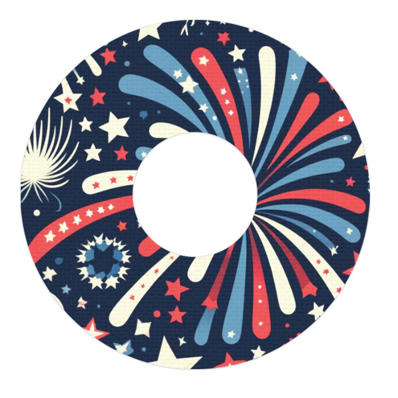 Peelz Patriotic Variety Pack Patch FreeStyle Libre 3 Plus & Lingo  Patch Tape - Pump Peelz Patch Medical Tape