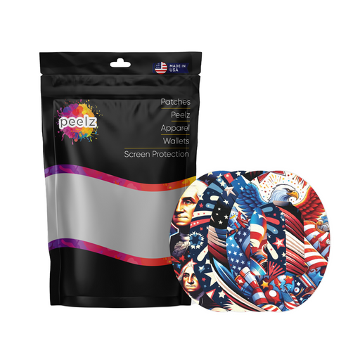 Peelz Patriotic Variety Pack Pod Patch Tape - Pump Peelz Patch Medical Tape