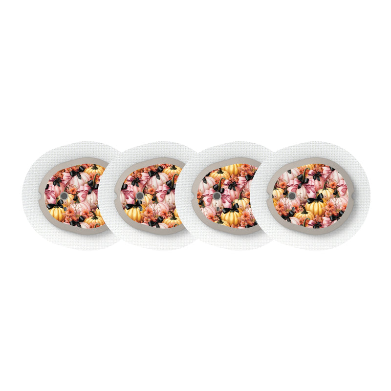Peelz Patterned Pumpkins Designed for the DEXCOM G7 and Stelo Transmitter Peelz/Stickers