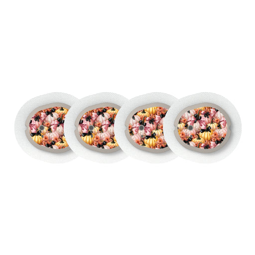 Peelz Patterned Pumpkins Designed for the DEXCOM G7 and Stelo Transmitter Peelz/Stickers