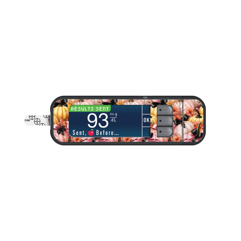 Peelz Patterned Pumpkins for Bayer Contour Next Glucometer Peelz/Stickers
